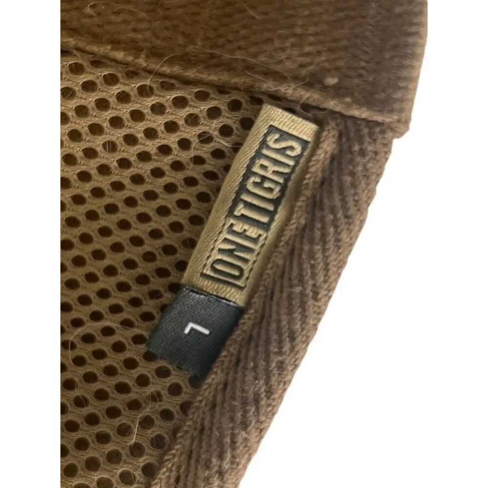 OneTigris Canvas Dog Pack Saddle Bag Hiking Backpack Large Brown Tactical Gear